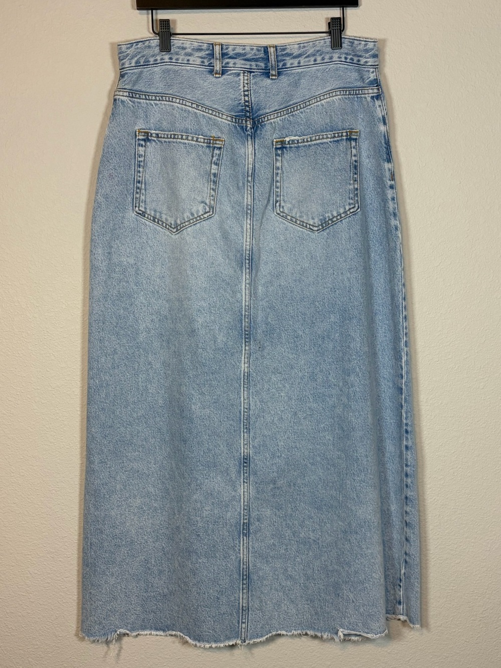 Pilcro Madi Front-Slit Denim Maxi Skirt - Size 14 - Picture 8 of 9